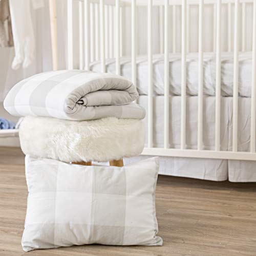 image for Ely's & Co. Baby Crib Set 4 Piece, Crib Sheet,Quilted Blanket, Crib Sk