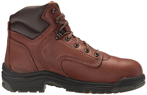 Timberland PRO Men's Titan 6" Safety Toe Work Boot,Brown/Brown,15 W