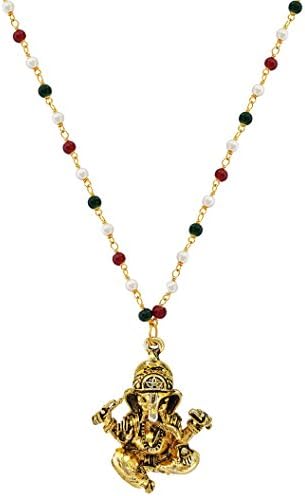 Mehrunnisa Traditional Ganesha Pendant Necklace for Women (JWL1985)