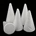 Homyl 10 Pieces Novelty Styrofoam Foam Ornament Cone Shaped DIY Kid Crafts Party Decoration