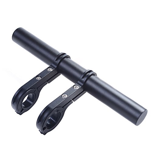 Facaily 20cm Bicycle Handlebar Extender Aluminum Alloy Mountain Bike MTB Handlebar Expander Speedometer Mount Headlight Flashlight Lamp Holder