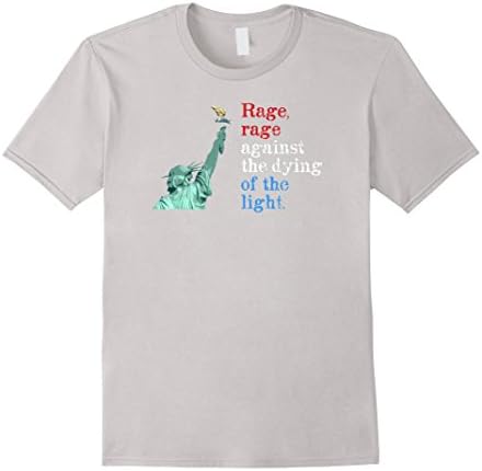Men's Rage, Rage Against the Dying of the Light 2XL Silver