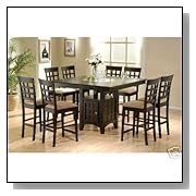 Counter Height Dining Sets Counter Height Dining Table and Chairs with Lazy Susan