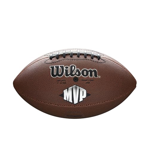 Wilson NFL MVP-Football, Braun, One Size 2
