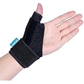 2U2O Compression Reversible Thumb &amp; Wrist Stabilizer Splint(Improved Version) for BlackBerry Thumb, Finger, Pain Relief, Arthritis, Tendonitis, Sprained, Carpal Tunnel, Stable, S-M