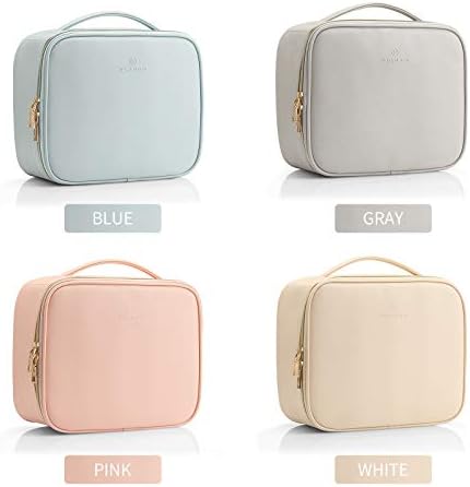 Vlando Travel Makeup Cosmetic Case Organizer Portable Storage Bag with Adjustable Dividers for Cosmetics Makeup Brushes, Girls, Women, Friends 4 Vlando Travel Makeup Cosmetic Case Organizer Portable Storage Bag with Adjustable Dividers for Cosmetics Makeup Brushes, Girls, Women, Friends