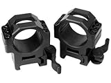 UTG 30mm/2PCs Med Pro LE Grade Picatinny QD Rings: 25mm Wide