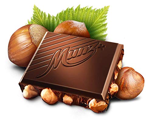 Munz Schokolade Edelbitter 60% Kakao mit Haselnüssen | Zartbitterschokolade | 10 Tafeln á 100g | Edle Schokolade | Swiss Premium Chocolate Bittersweet | Großpackung 1 kg Schokoladentafeln – Bild 4