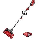 SKIL PWR CORE 40 Brushless 40V 12 in. Power Head Snow Shovel Kit, 20'ft Throwing Distance, Includes 4.0Ah Battery and Charger