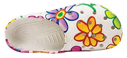 The Paragon Women's Clogs - Floral, Non Slip, Soft Shoes 10 B(M) US - Thumbnail 2