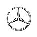 Platinum Stuff Mercedes-Benz Logo Sticker Decal for Car Window, Bumper, Laptop, Skateboard, Wall, ETC. (3