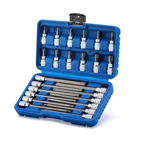 EMENTOL Torx Bit Socket Set Extra Long