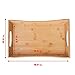 SB Trays Bamboo Serving Tray w/Handles: Serve food, coffee or tea, or use as a party platter; decorative rectangular ottoman tray