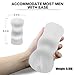Male Masturbation Toy with Build-in Penis Ring for Tighter Suction, PALOQUETH Realistic Pocket Pussy Masturbator Sleeve Blow Job Stroker Open Ended Design for Easy Cleaning