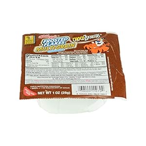 Image of Kellogg's Frosted Flakes Choco Zucaritas Multi-Grain Reduced Sugar Cereal, 1 Ounce (Pack of 96)