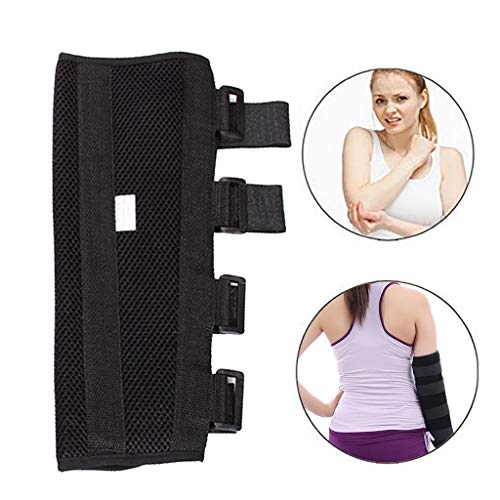 TADAMI Elbow Support,Breathable Knit Elbow Brace Targeted Compression for Chronic Elbow Pain,Supports Forearm Tendons & Muscles,Golfer's or Tennis Elbow Relief (S, Black)