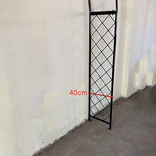 GEREP Eisen Rosenbogen Torbogen, Gitterdesign, Verwendet FüR Rosenkletterpflanzen, Terrassen, Gartendekorationen/Schwarz… – Bild 4