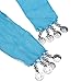 Hip Scarfs for Belly Dancing, 10PCS Hip Scarves with 128-Silver Coins Belly Dance Waist Costume Belt, Chiffon Dangling Belly Dance Sequins Hip Scarf