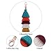 GreatFun Colorful Tassels Charm Car Keychain Handbag Bag Pendant Key Ring