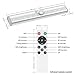 OxyLED Cabinet Lights Remote Control, Dimmable 10-LED Wireless Under Cabinet Lighting, Battery Operated Closet Light, LED Night Light Bar with Magnetic Strip for Closet, Cabinet, Wardrobe (3 Pack)