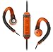 Yurbuds Explore Pro Gray/Orange Behind the Ear Headphones with 3-Button Mic