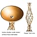 2 Pcs Metal Flower Vase, Wedding/Party Flowers Centerpieces for Table, Tall Candle Holder for Pillar Candle (Rose Gold, 23inch-59CM)
