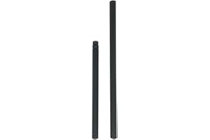 KCO Lighting M14 Threaded Extension Rod 7.89“ and 11.8" Black Extension Rods Lighting Fixture Downrods Stems Chandelier Extension Rods