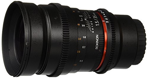 image for Rokinon 35mm T1.5 ED AS IF UMC Cine Wide Angle Lens for Olympus and Pa