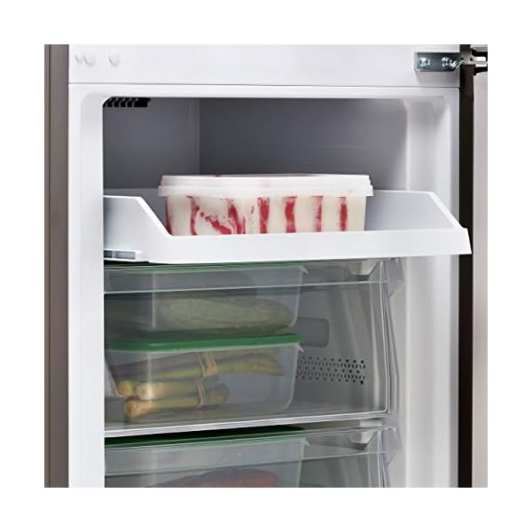 Fridgemaster-MC55251MDS-5050-Frost-Free-Fridge-Freezer-Silver-A-Rated Fridgemaster 251 Litre 50/50 Freestanding Fridge Freezer - Silver