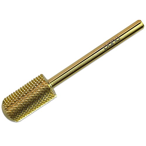 Pana Brand Professional GOLD M (MEDIUM)Smooth Round Top Large Dome Top Barrel Carbide Bit 3/32" Shank Size