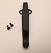 Matte Black Titanium Deep Carry Pocket Clip for Spyderco Native 5 FRN Lightweight C41PBK5 C41SBK5 C41PPN5 C41PDBL5