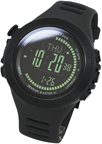 Lad Weather Sensor Watch Altimeter Barometer Compass Climbing Trekking Camping Sports Outdoor Swiss Made Sensor