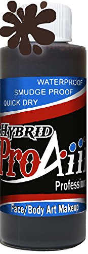 ProAiir Face and Body Painting Makeup - 2oz (60ml) Brown