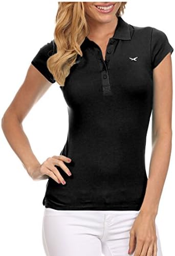 Jersey Polo Shirt (Medium, Black)