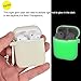 Airpods Accessories Set, Filoto Airpods Waterproof Silicone Case Cover with Keychain/Strap/Earhooks/Accessories Storage Travel Box for Apple Airpod (Night Glow)thumb 1