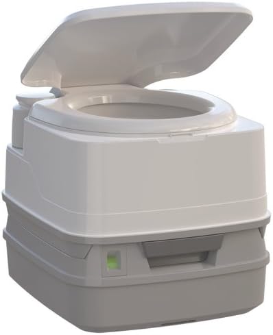 Thetford Porta Potti 260P MSD Marine Toilet with Piston Pump Level Indicator and Hold-Down Kit