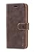 Mulbess Vintage-Style Leather Wallet Case,Flip Cover with Magnetized Closure, Card Slots Money Pouch and Stand Feature for Nokia 8,Coffee Brown