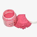 Rose Red Mica Powder 1oz, Metallic Pink Powder, Cosmetic Mica, Slice of the Moon