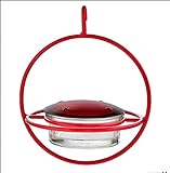 Recycled Glass Circle Hummingbird Feeder