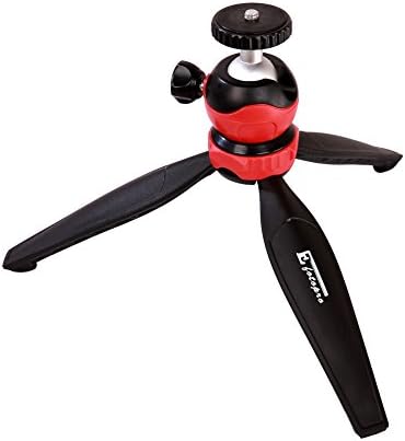 Efotopro Mini Detachable Ball head Tripod with Portable Carry Case + Cell Phone Holder & Gopro Hero Mount Adaptors for iPhone 6 plus/6/5/5s Samsung Galaxy S6,S5,S4, GoPro 1 2 3 3+ 4/Digital Cameras