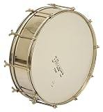 Saraswathi Snare Drum/ School Band Marching Side Drum with Sticks/ Hand Percussion Musical Instrument, Brass