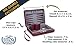 WE Games Backgammon Set, Board Games for Adults - Travel Games - Magnetic with Burgundy Leatherette Backgammon Board and Carrying Strap - Travel Backgammon Sets for Adults