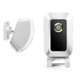 BIBENE Wireless Infrared Welcome Doorbell Chime Kit 1 Receiver,1 PIR Motion Sensor Alert Detect Security Alarm Greeting Warning Entry for Shop Store