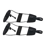 Bag Bungee, IEKA 2Pack Luggage Straps Suitcase Adjustable Belt Travel Accessories, Lightweight and Convenient, Perfect for Trip ( Black )