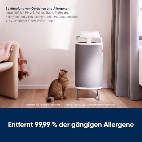 Luftreiniger für Räume bis zu 48 m², Tischluftreiniger für Staub, Tierhaare, Rauch, Schimmel, Pollen, Allergene, Geruchsbeseitigung, HEPASilent, DustMagnet 5240i