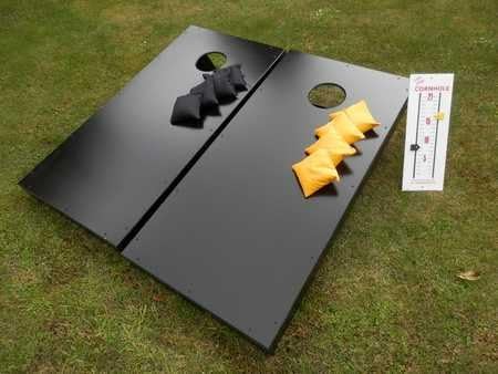 Cornhole Euro Full Set Black