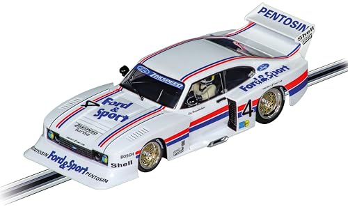 Carrera 23996 Ford Capri Zakspeed Turbo Lili Reisenbichler, No.4 1:24 Scale Dig…