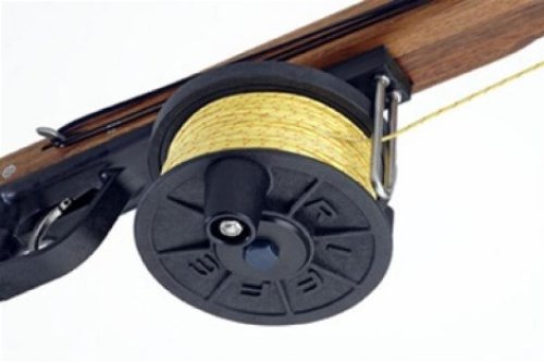 Riffe N.F. Horizontal Reel (With Line, Flat Mount (Wood Gun))