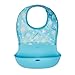 OXO Tot Waterproof Silicone Roll Up Bib with Comfort-Fit Fabric Neck