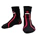 Sanabul Foot Grip Socks for Men & Women MMA Kickboxing Grappling Wrestling Pilates Yoga Non Slip - Red, L/XL